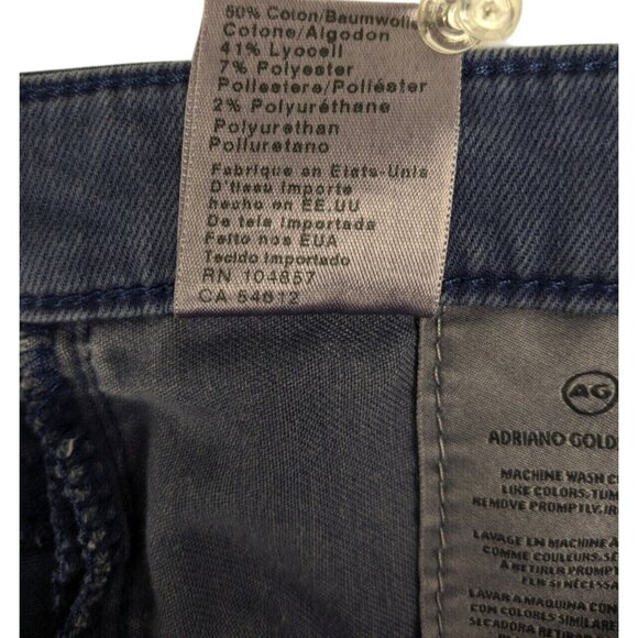 Adriano Goldschmied The Stevie Ankle Slim Straight Leg Womens 27R/28 Blue Jeans - Picture 9 of 10